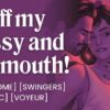 ASMR Audio Porn: Hotwife Fucked in Swingers Club MMF Threesome – Public Sex & DP – Erotic Audio Roleplay
