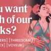 ASMR Audio Porn: MFM Threesome in a Hotel Room with Double Penetration & Cock Sharing – Erotic Audio for Women