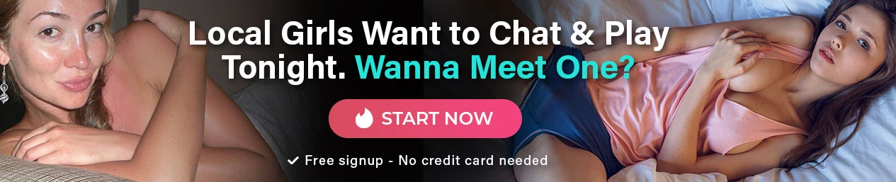 Banner promoting local adult chat with attractive women — start now.