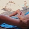 HANDJOB SLUT BEACH: dickflash for a slutty little bitch and she can’t resist to make me cum.